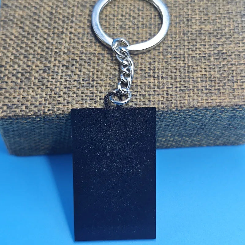 Back To Future Keychain Time Machine Enamel Keyring Classic Science Fiction Comedy Movie Jewelry Presents