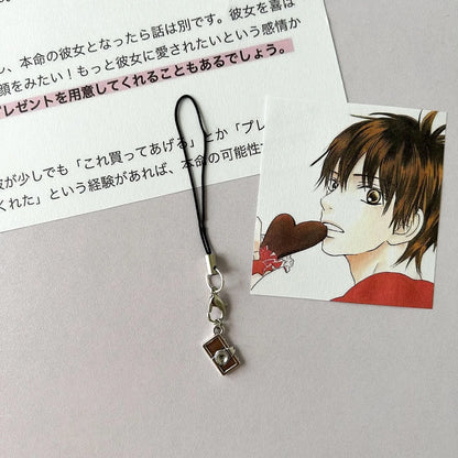 Comics Anime Kuronuma Sawako Kazehaya Shouta Cosplay Keychain Kimi Ni Todoke From Me to You Flower Pendant Couple Phone Chain
