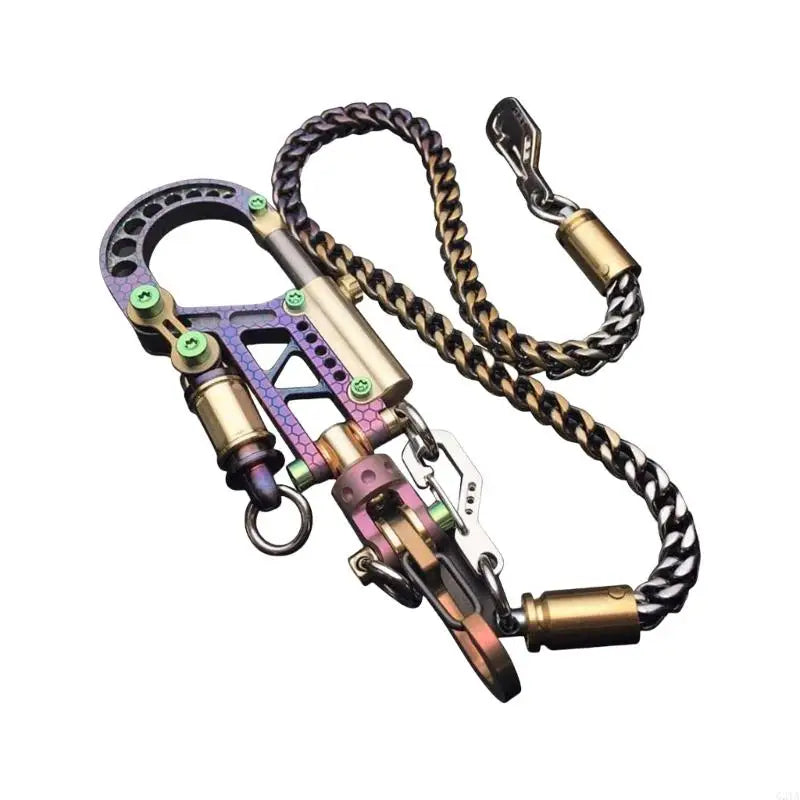 Keychain Bolt Carabiner Symbolic Plastic Holder Necklace Convertible Jewelry Automotive Holder Decoration