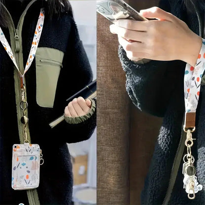 Keychains Keyring Outdoor Retractable Keychain Anti-lost Telescopic Keys  Multipurpose Hanging Rope Certificate Buckle