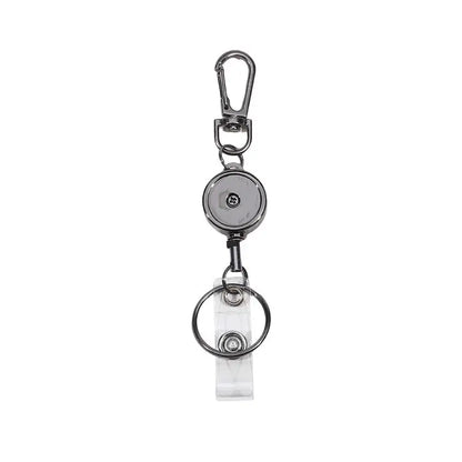 Keychains Keyring Outdoor Retractable Keychain Anti-lost Telescopic Keys  Multipurpose Hanging Rope Certificate Buckle
