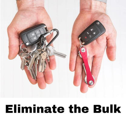 Multi-function Key Chain Metal Aluminum Key Strong Compact Key Decorative Wallet Holder Clip Organizer Outdoor Portable Keychain