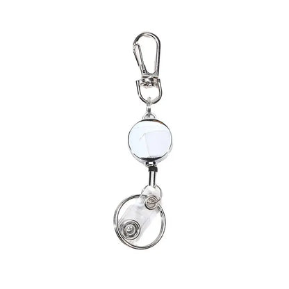 Keychains Keyring Outdoor Retractable Keychain Anti-lost Telescopic Keys  Multipurpose Hanging Rope Certificate Buckle