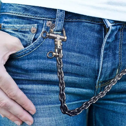 Keychain Bolt Carabiner Symbolic Plastic Holder Necklace Convertible Jewelry Automotive Holder Decoration