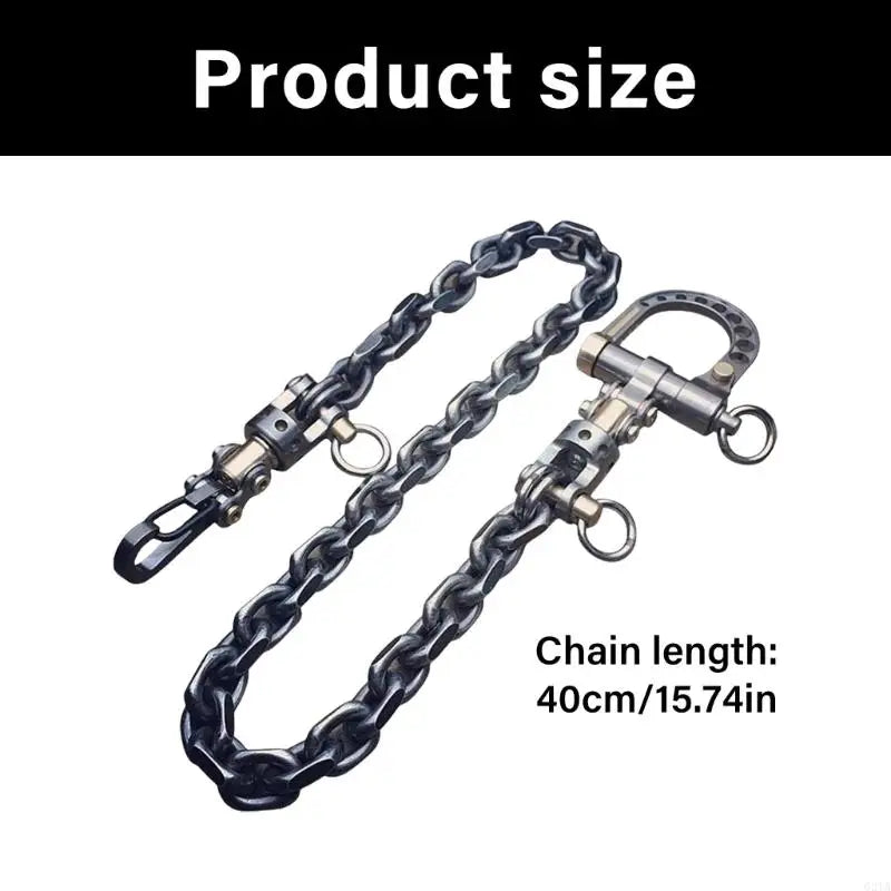 Keychain Bolt Carabiner Symbolic Plastic Holder Necklace Convertible Jewelry Automotive Holder Decoration