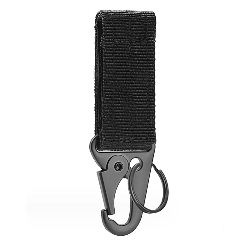 Professional Carabiner Keychain Keeper Key Holder Belt Key Keeper Webbing Tactic Hook Clip Belt Key Chain Loop Key Clips