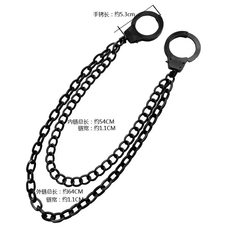 40 50 CM Long Metal Keychain Wallet Belt Chain Rock Punk Trousers Hipster Pant Jean HipHop Jewelry Men's Key Ring Chain