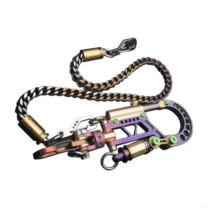 Keychain Bolt Carabiner Symbolic Plastic Holder Necklace Convertible Jewelry Automotive Holder Decoration