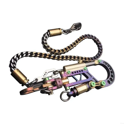 Keychain Bolt Carabiner Symbolic Plastic Holder Necklace Convertible Jewelry Automotive Holder Decoration