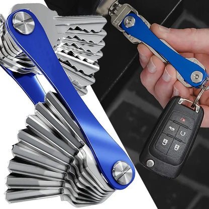 Multi-function Key Chain Metal Aluminum Key Strong Compact Key Decorative Wallet Holder Clip Organizer Outdoor Portable Keychain