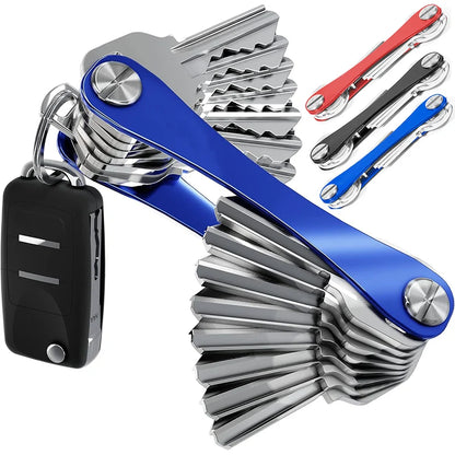 Multi-function Key Chain Metal Aluminum Key Strong Compact Key Decorative Wallet Holder Clip Organizer Outdoor Portable Keychain