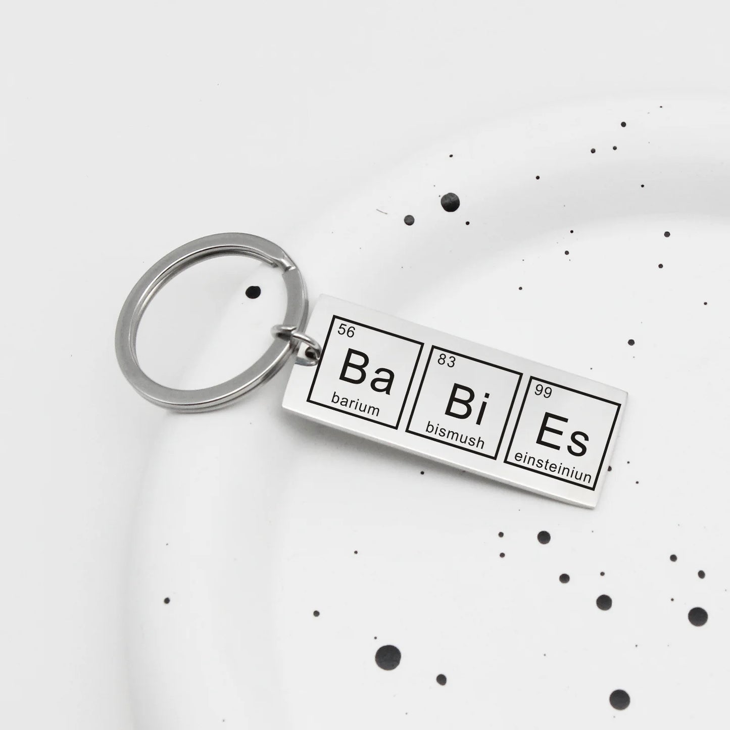 keychain chemistry Key Chain for Men Periodic Table of The Elements Key Ring Ba Bi Es Keyring Be Ni Ce Pendant Girls Gift